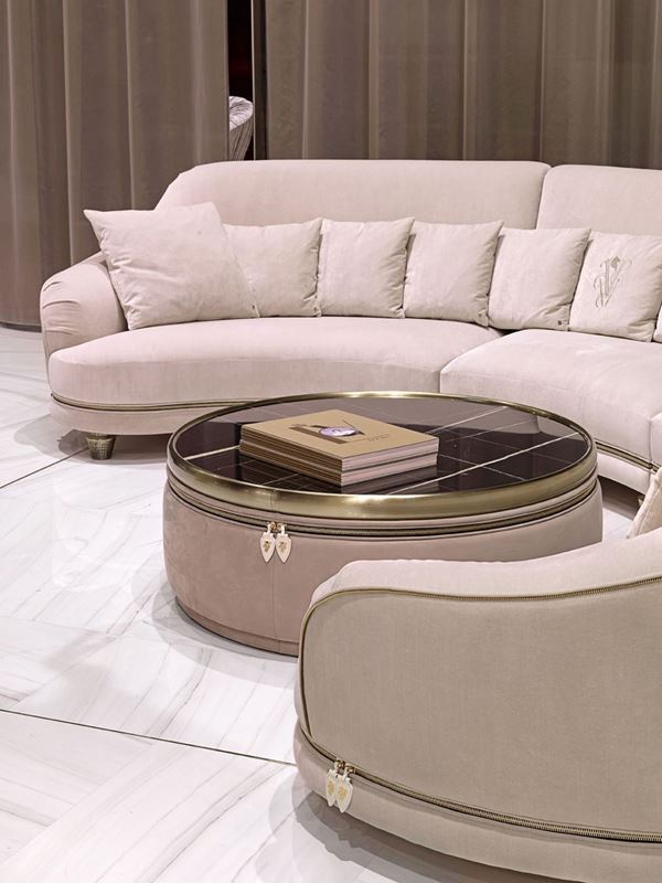 Visionnaire İtalyan Charles Salon ve Oturma Ünitesi Orta Sehpa Modeli