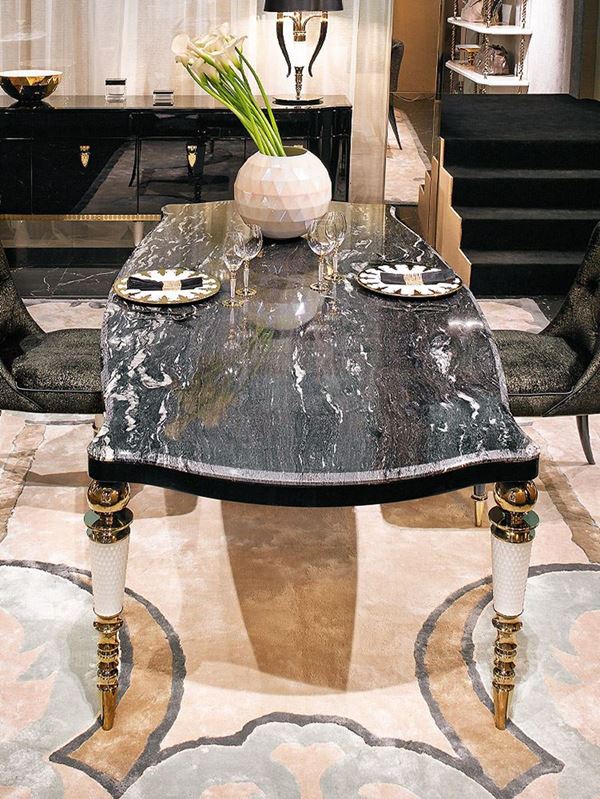 Visionnaire İtalyan Tasarım Versailles Yemek Odası Masası