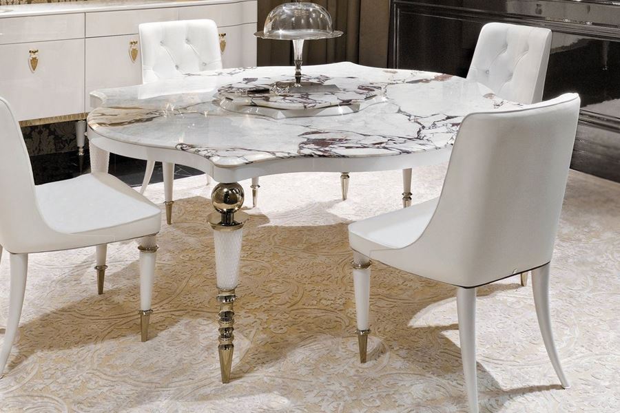 Visionnaire İtalyan Tasarım Versailles Yemek Odası Masası