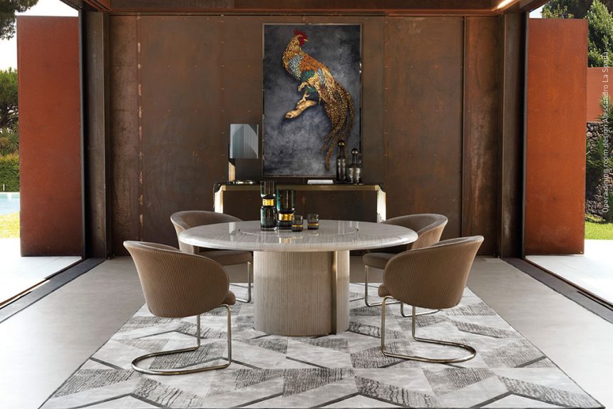 2018 Architectural Digest Büyük Tasarım Ödülleri Kazananı Opera Yemek Masası 2018 Architectural Digest Büyük Tasarım Ödülleri Kazananı Opera Yemek Masası
